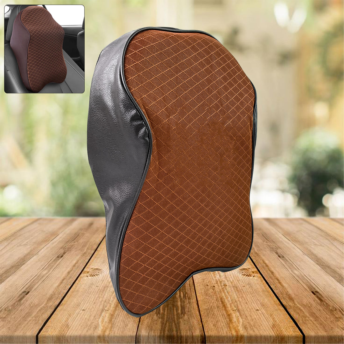 Car Neck Pillow Car Neck Headrest Pillow Memory Foam Car Accessories Cushion Car Seat Head Support Neck Protector Car Seat Neck Pillowfor Driving (1 Pc)